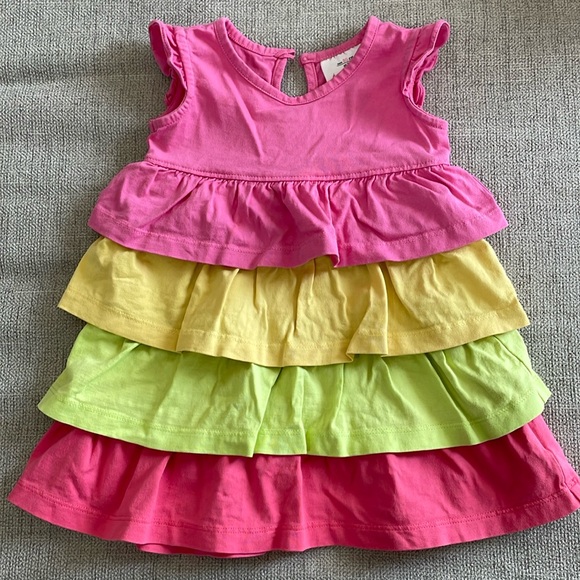 Hanna Andersson ruffle tank dress, size 2T - Picture 1 of 4